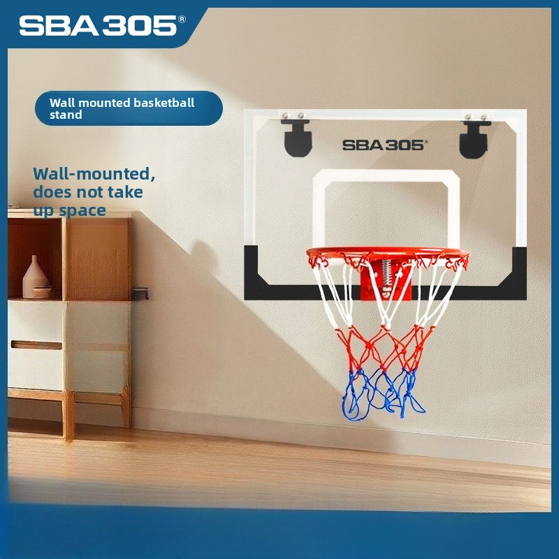 Basketball Hoop - 子供用バスケットボールゴール。屋外用。壁に取り付け可能。穴あけ不要。リムにボールをぶつけられる。持ち運び可能。家庭用。子供向け。室内バスケットボールにも使用可能。