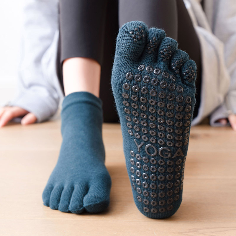 5つま先の滑り止めソックス,通気性,滑り止め,綿,ヨガ,バレ - Yoga Mat のレビューと価格