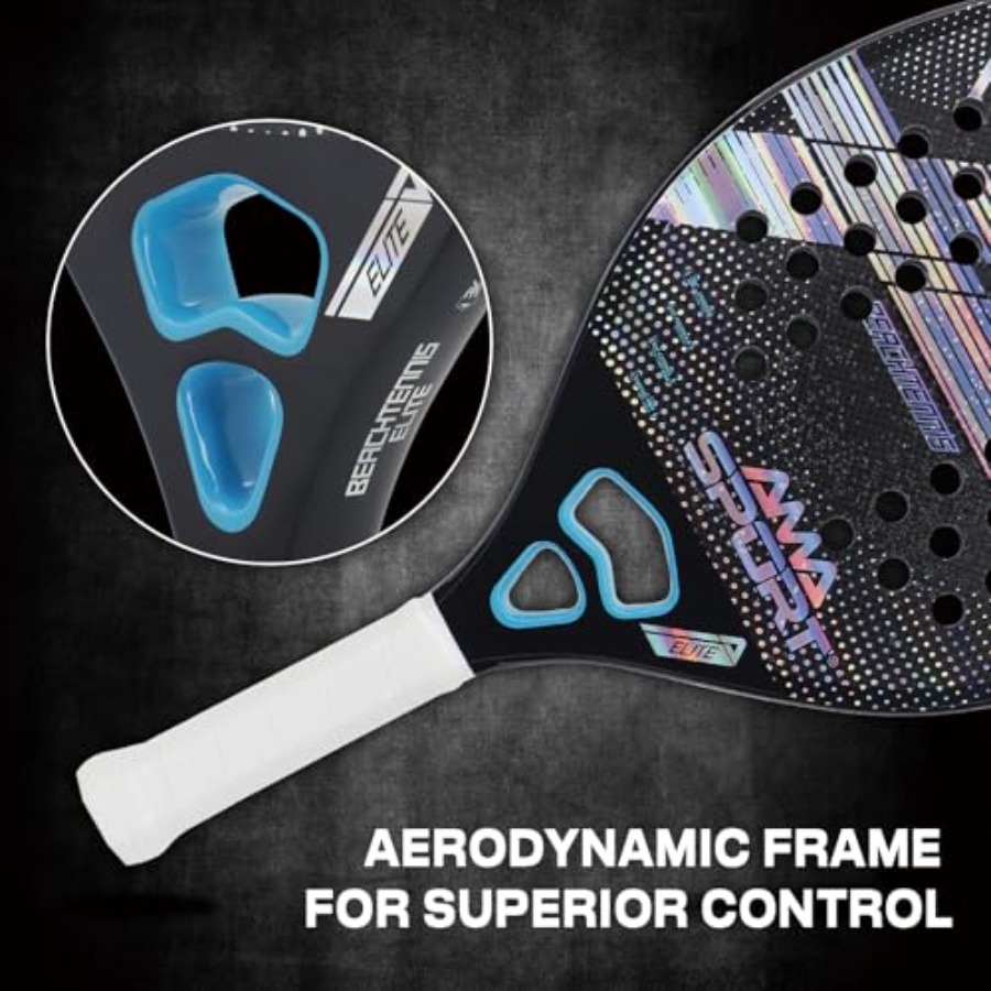 上級者向けビーチテニスラケット、3Kカーボンファイバーフレー - Tennis Racket のレビューと価格