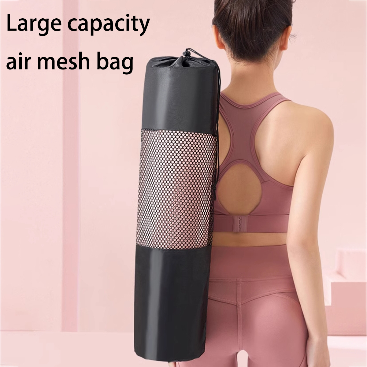 通気性のあるヨガマット収納メッシュバッグ - 耐久性のあるオ - Yoga Mat のレビューと価格