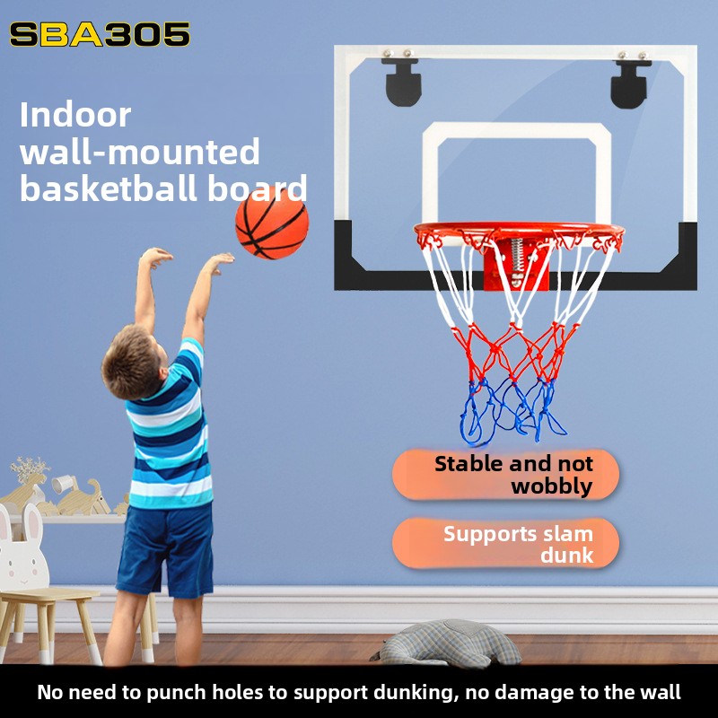 子供用バスケットボールゴール。屋外用。壁に取り付け可能。穴あ - Basketball Hoop のレビューと価格