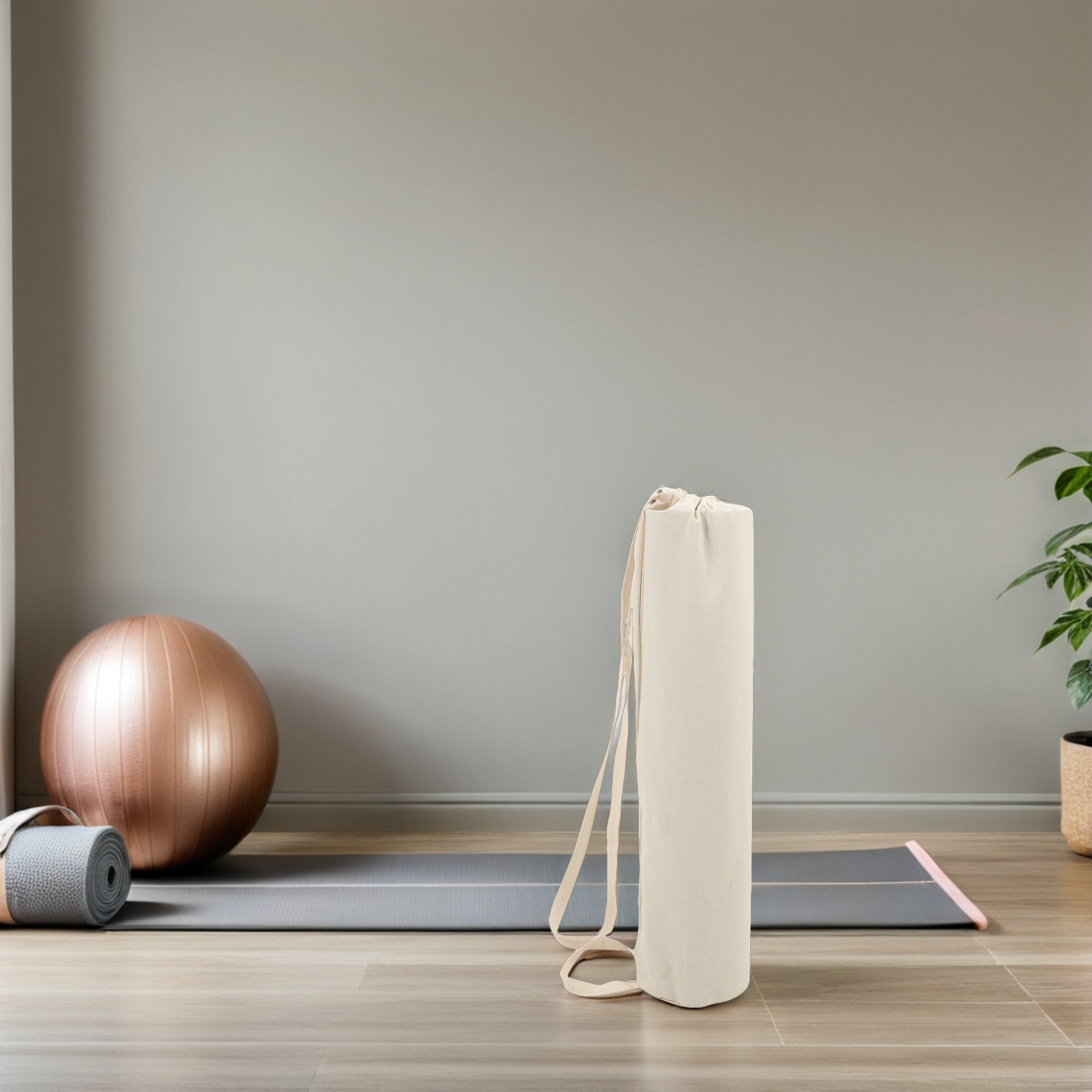 ヨガマット収納バッグ。ドローストリング付きで軽量、折りたたみ - Yoga Mat のレビューと価格