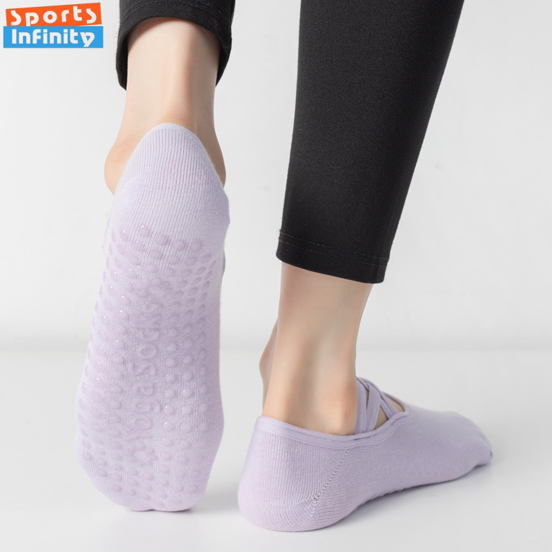 ファッションクロスストラップ背中の開いたヨガソックス女性アン - Yoga Mat のレビューと価格