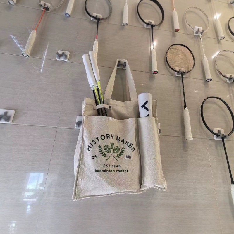 新入荷 バドミントンラケットバッグ キャンバス製 広々とした - Badminton Racket のレビューと価格