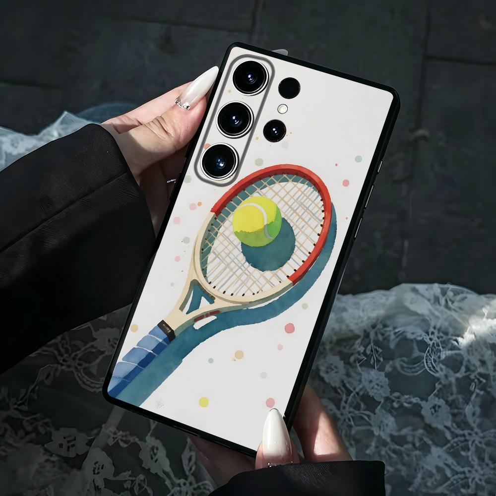 テニスラケット電話ケースサムスンギャラクシー S26 S25 - Tennis Racket のレビューと価格